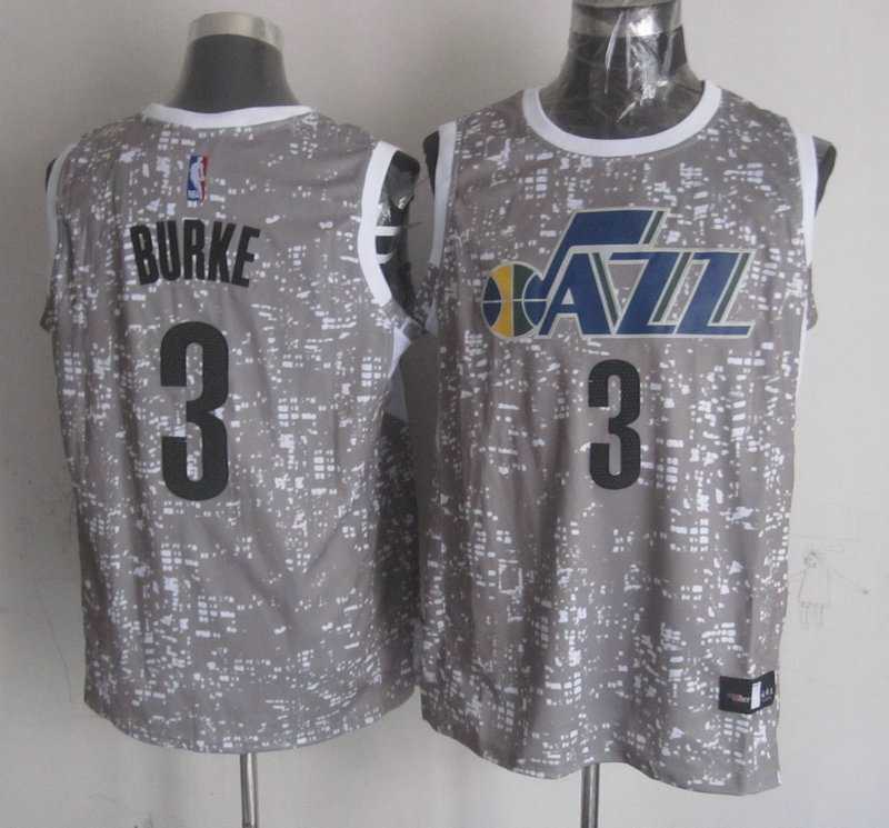 Utah Jazz #3 Trey Burke Gray City Luminous Stitched Jersey,We sell and wholesale Utah Jazz #3 Trey Burke Gray City Luminous Stitched Jersey on line form chian!